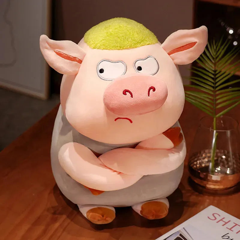 Funny Doll Drag Pig Plush Toy - Bellarte Enchanté Funny Doll Drag Pig Plush Toy
